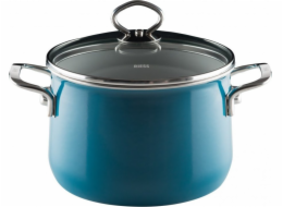 RIESS - Vysoký hrnec s poklicí 6,5l 24cm Aquamarin Riess