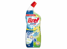 Čistič toalet BREF POWER AKTIV GEL LEMON, 700 ml