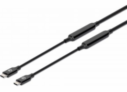 Kabel USB Manhattan MANHATTAN USB 3.2 Gen 2 Aktives Typ-C Kabel 5m 10 Gbit/s 60W
