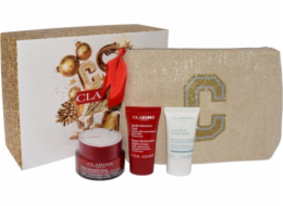 Clarins  SET (MULTIINTENZIVNÍ DENNÍ KRÉM + SUPER RESTORATIVNÍ NIGT KRÉM + CRYO FLASH KRÉMOVÁ MASKA 15ml)