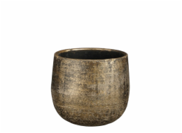 Hrnec Mica Marcus 1155655, keramika, O 18 cm, bronz
