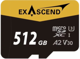 Karta ExAscend Catalyst MicroSDXC 512GB UHS-I/U3 A2 V30 (EX512GUSDU1-AD)