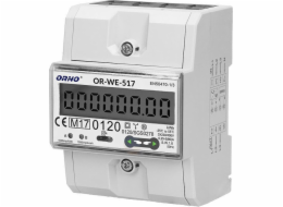 Orno 3fázový vícetarifní elektroměr Orno OR-WE-517 MID
