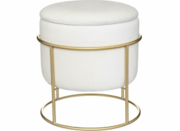 Atmosphera Pouffe s úložným prostorem ELIANE, kulatá