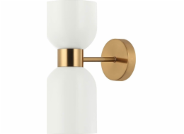 Italux Monza WL-57602-1-BRO nástěnné svítidlo nástěnné svítidlo 2x40W E27 bílá/měděná