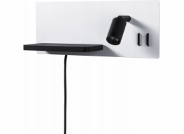 Paulmann nástěnné svítidlo SERRA LED DIM USB-C RIGHT 650/200lm 2700K 230V matná bílá / matná černá