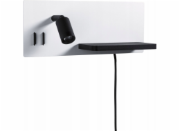 Paulmann nástěnné svítidlo SERRA LED DIM USB-C LEFT 650/200lm 2700K 230V matná bílá / matná černá