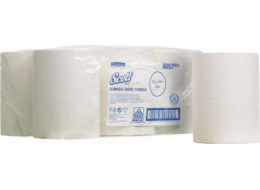 Kimberly-Clark Kimberly-Clark Scott Slimroll - Rolované papírové ručníky, bílé, 6 rolí - 165 m