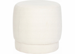 Atmosphera Kulatý čalouněný puf AMEA bouclé, 39 cm