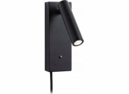 Paulmann nástěnné svítidlo HULDA LED DIM USB-C 2,5W 130lm 3000K 230V matná černá / kov