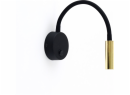 TK Lighting nástěnné svítidlo Tk Lighting Lagos 1433 nástěnné svítidlo nástěnné svítidlo moderní kovový rampouch 1x3W LED černá/zlatá