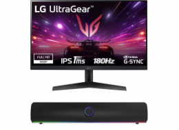Monitor LG UltraGear 24GS60F-B + soundbar Genesis Helium 312BT (NCS-2185)