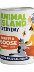 ANIMAL ISLAND Everyday Turkey and goose - mokré krmivo pro kočky - 400g