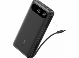 Anker Power Bank 20000mAh, 87W, s vestavěným USB-C kabelem, černá