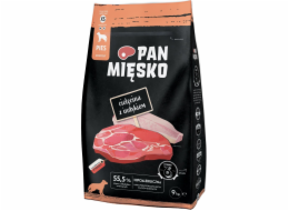 PAN MIESKO  Telecí s krůtou XL - sušené mléko pro psy - 9kg