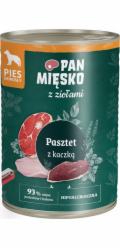 PAN MIESKO s bylinkami Kachní paštika - velmi chutné maso pro psy - 400g