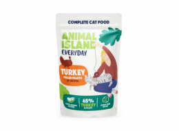 ANIMAL ISLAND Everyday Beef, chicken, turkey and white fish fillets in broth - mokré krmivo pro kočky - 40 x 85g