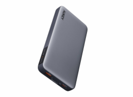 AUKEY Powerbank PB-Y41, 10 000 mAh, 30 W (pilka) Lithium-polymerová (LiPo) 10000 mAh Šedá