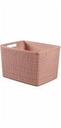 Box Curver Jute L 20L růžový