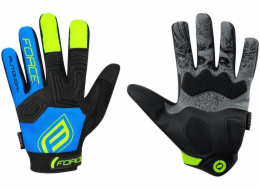 FORCE MTB AUTONOMY rukavice, černo-modré vel.XL