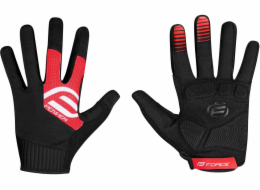 FORCE MTB POWER rukavice, černo-červené vel.L