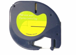 Allprint pro DYMO 59421, 12mm x 4m, černý tisk / bílý podklad, LetraTag, papírová  