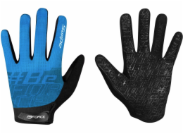 FORCE MTB SWIPE letní rukavice, modré vel.L