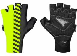 FORCE LINE, rukavice fluo-černé vel.XL