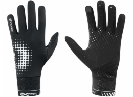 FORCE EXTRA jaro-podzim rukavice, černé vel.M