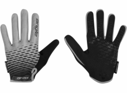 FORCE MTB ANGLE letní rukavice, šedo-černé vel.M