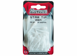 Harrows T92 Hroty k šipkám STAR SOFT 30 ks v blistru - bílé