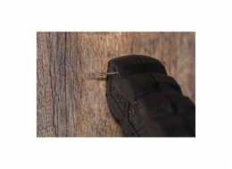 Prodlužovací kabel 2 m / 5 zásuvek / s vypínačem / černý / PVC / 1 mm2
