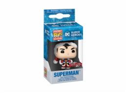 Funko POP Keychain: DC Holiday- Superman 