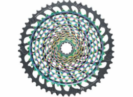 SRAM XG-1299 Eagle - 10-52 zubů - Rainbow
