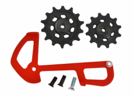 SRAM X01 Eagle - kladky a vodítko přehazovačky red 52z.