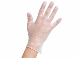 Jednorázové vinylové rukavice bez pudru OKKO, L, 100 ks.