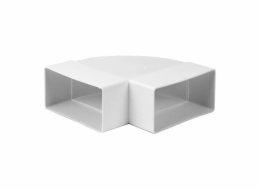 Větrací koleno EUROPLAST KLH25-90, 220 x 55 mm, 90°