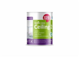 Barva Vivacolor Green Line Ceiling 2 A, bílá, 0,9l