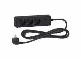 Domácí prodlužovací kabel SCHNEIDER, 3 místa, 1,5m