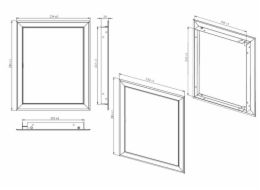 Revizní dvířka RD-200x250