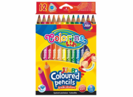 Barevné tužky COLORINO JUMBO 51859PTR, 12 barev