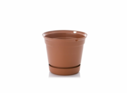 Hrnec Uniplastex Terra UDTW15, plast, O 15 cm, hnědý