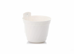Hrnec Uniplastex Barok UDBS16, plast, O 16cm, bílý