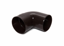 Koleno svodové 87O, PVC, O 50 mm, hnědé