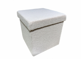 Pouf Domoletti HS522-10, šedý, 38 cm x 38 cm x 38 cm