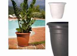 Plastový hrnec DOMOLETTI TE000021-100, O21 cm, tmavě hnědý