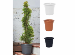 plastický hrnec DOMOLETTI MA000025-120, O25 cm, antracit sp.