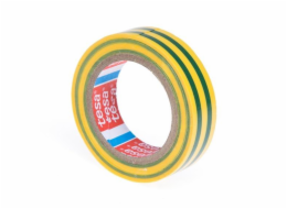 Izolační páska Tesaflex 53988, zelená/žlutá 19 mm x 20 m