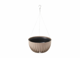 Hrnec Lamela Mira 978-85, plast, O 23,5 cm, sv. Hnědý