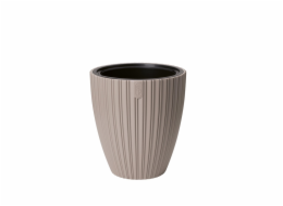 Hrnec FORM PLASTIC MIKA, plast, H 38,5 cm, hnědý sp.